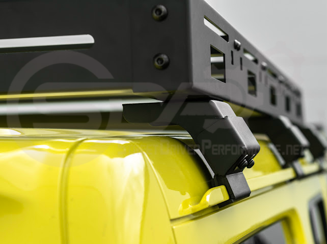 2018-UP JEEP WRANGLER JL & 2020-PRESENT JEEP GLADIATOR JT | CARBON STEEL BLACK TOP ROOF CARGO RACK (FULL & HALF LENGTH)
