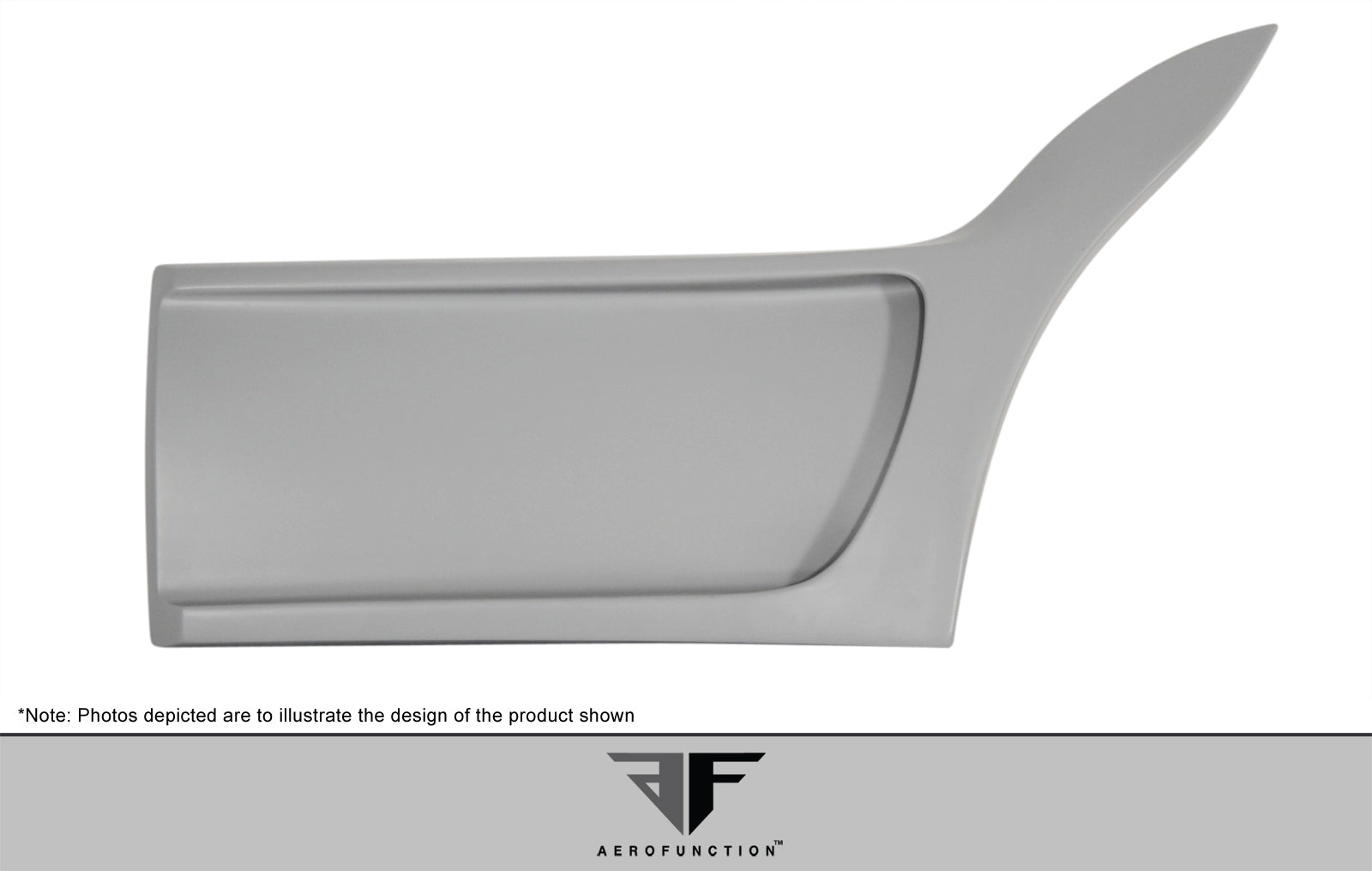 2008-2014 BMW X6 X6M AF-3 Wide Body Rear Door Caps ( GFK ) - 2 Piece (S)