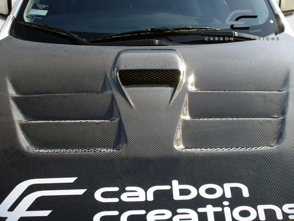 2008-2017 Mitsubishi Lancer / Lancer Evolution 10 Lancer Carbon Creations Dritech GT Concept Hood - 1 Piece