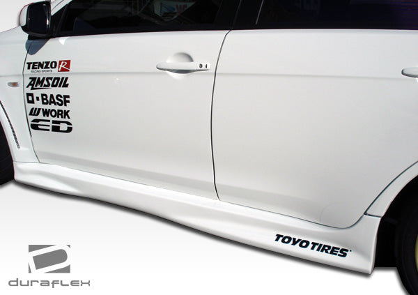 2008-2015 Mitsubishi Evolution Duraflex GT Concept Side Skirts
