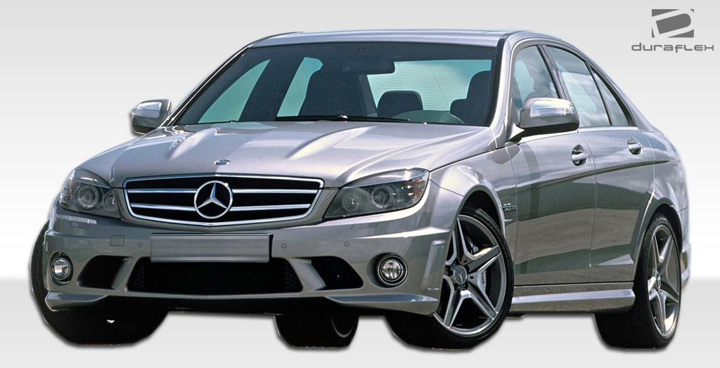2008-2011 Mercedes C Class W204 Duraflex C63 Look Front Bumper Cover - 1 Piece