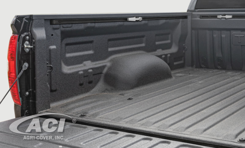 Access LOMAX tri-fold truck bed cover on a 2022-2023 Toyota Tundra 6ft 6in bed, designed for exterior truck bed protection.