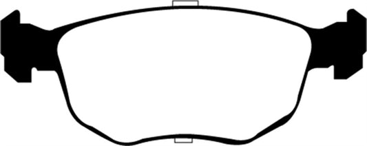EBC Ultimax2 front brake pads for 98-99 Ford Contour 2.5 SVT, OE type, with visible brake pad friction material and backing plates.