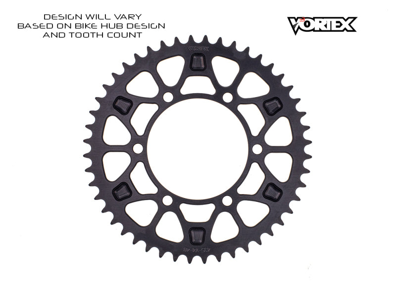 Vortex Racing V4 48 Tooth 520 Rear Sprocket - Hardcoat