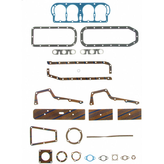 Fel-Pro FS 7012 B engine gasket set with various gaskets and seals for automotive engine repair.