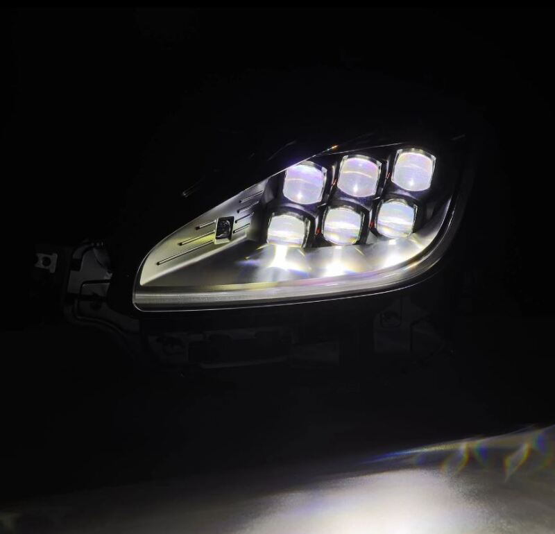 AlphaRex Nova Series LED projector headlights for 2021-2023 Toyota GR86 and Subaru BRZ in black finish, with detailed lens and housing.