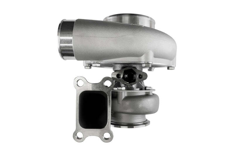 Turbosmart TS-1 turbocharger with T3 1.10AR externally wastegated design, shown in a detailed technical image.