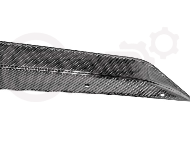 2023-Up CORVETTE C8 Z06 / E-RAY / ZR1 | Z06 FACTORY STYLE CARBON FIBER REAR SPOILER WING WITH 1.5 INCH EXTENDED WICKERBILL WINGLETS