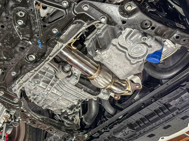 2023+ HONDA CIVIC FL5 TYPE R 2.0T & 2022+ ACURA INTEGRA TYPE S 2.0T EXHAUST FRONT PIPE