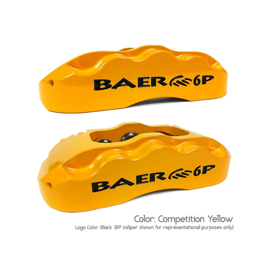Baer Brakes 97-04 Chevrolet Corvette rear 14-inch Extreme+ SDZ performance brake kit with yellow calipers and rotors