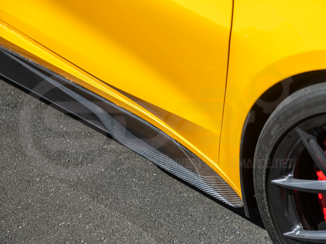 2023-UP CHEVROLET CORVETTE C8 Z06 & E-RAY | SDP PERFORMANCE TRACK STYLE SIDE SKIRTS ROCKER PANEL GROUND EFFECTS