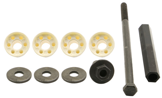Moog Chrysler Neon sway bar endlink, front or rear, showing metal construction and mounting points for suspension stability.