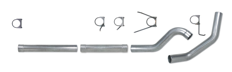 Diamond Eye Performance Catback exhaust pipe for 2004.5-2007.5 Dodge Ram Cummins diesel, stainless steel single replacement piping.