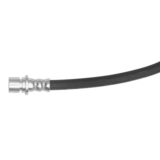 Dfc Chevrolet Camaro front-right brake hose from the brake line kit, showing the flexible rubber and metal fittings.