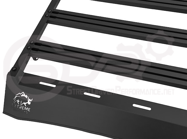 2016-2023 Toyota Tacoma | Extreme Off-Road Version 2 Carbon Steel Black Top Roof Rack Cargo Luggage Carrier