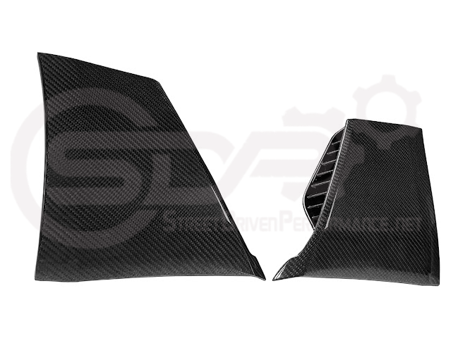 2022-Present Cadillac CT5-V Blackwing | CARBON FIBER Lower Side Fender Vent Trim Panel Replacement (Pair)