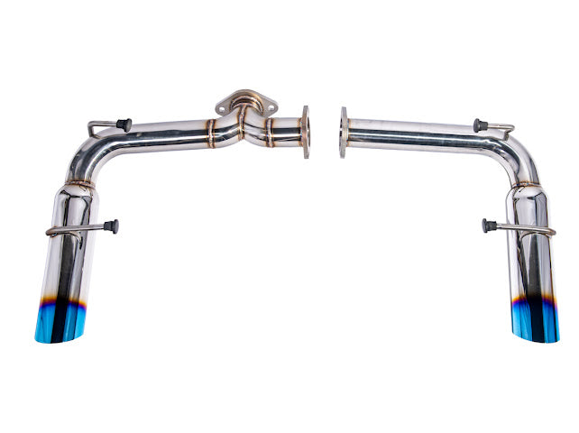 2022-PRESENT TOYOTA GR86 & SUBARU BRZ | MUFFLER DELETE BURNT TIP AXLE BACK EXHAUST (CHROME OR BURNT BLUE TIPS)