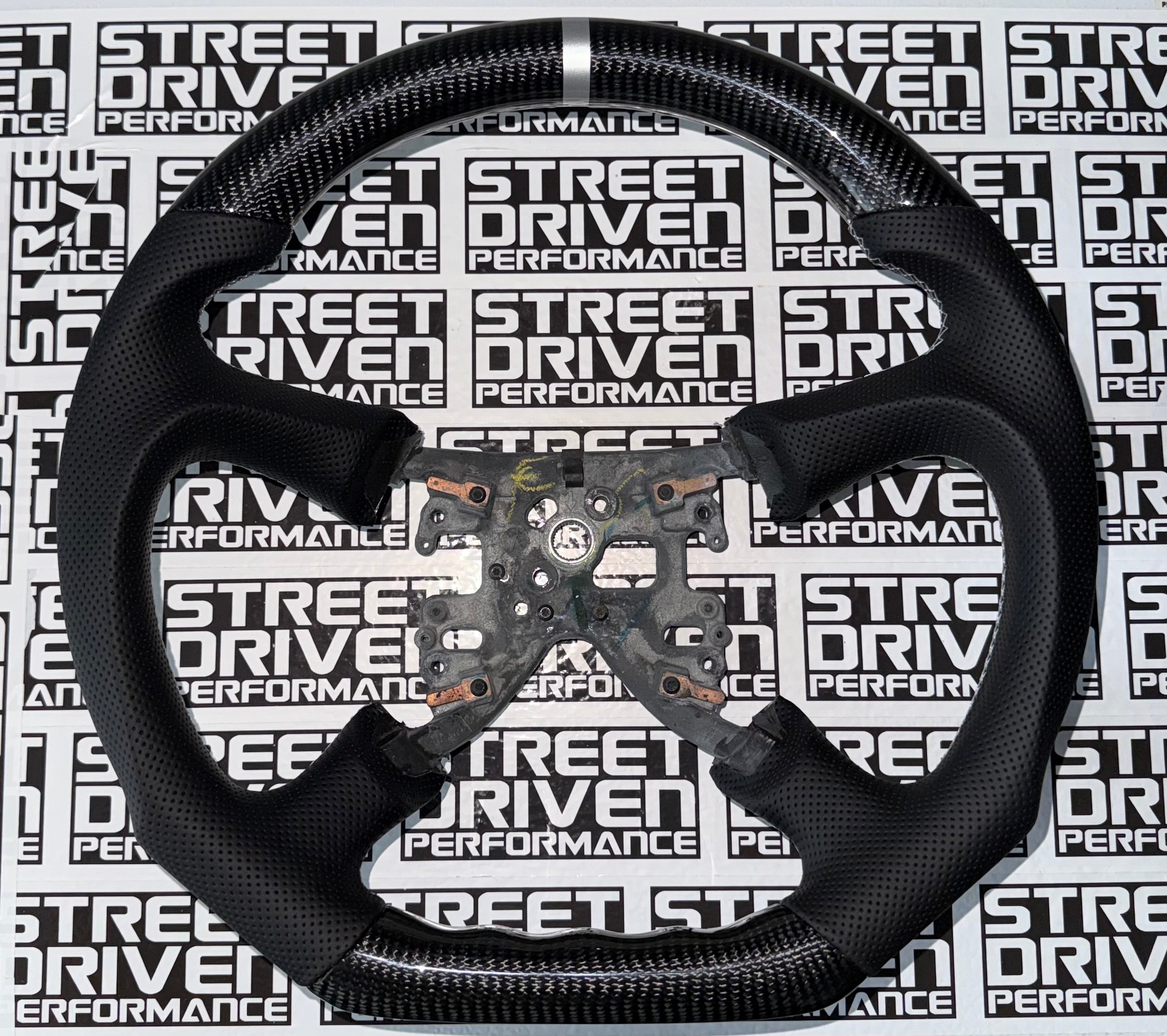 RCSB, NBS Truck, GMC Sierra /Yukon, Chevrolet Silverado, Cadillac Escalade - Carbon Fiber or Leather Steering Wheel with Perforated or Smooth Leather Hand Grips (IN STOCK READY TO SHIP)