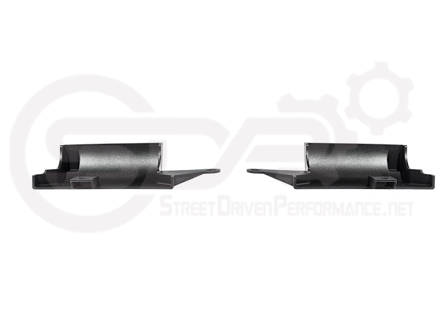 Pair of Chevrolet Corvette C8 underbody air deflector cooling duct scoops by Street Driven Performance, exterior trim components.