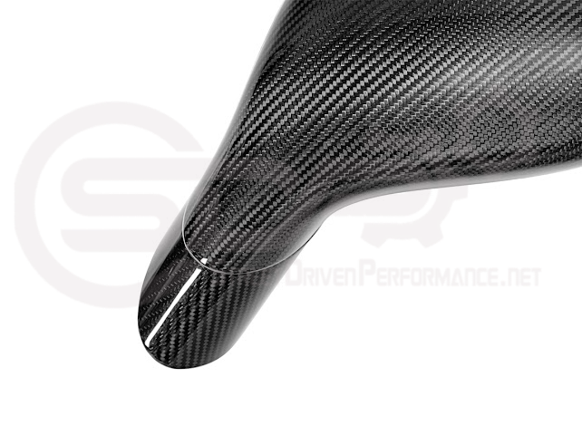 Pair of dry carbon fiber side mirror cap covers for 2005-2013 Chevy Corvette C6, tape-on install, from Street Driven Performance