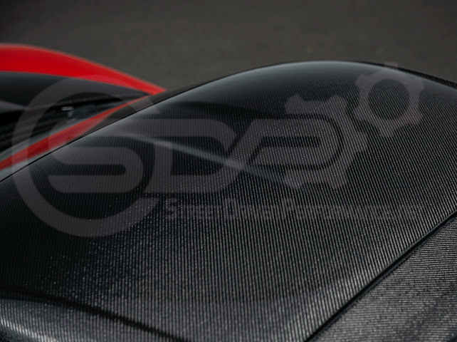2005-2013 C6 Corvette - Carbon Fiber B-Pillar / Halo Cover