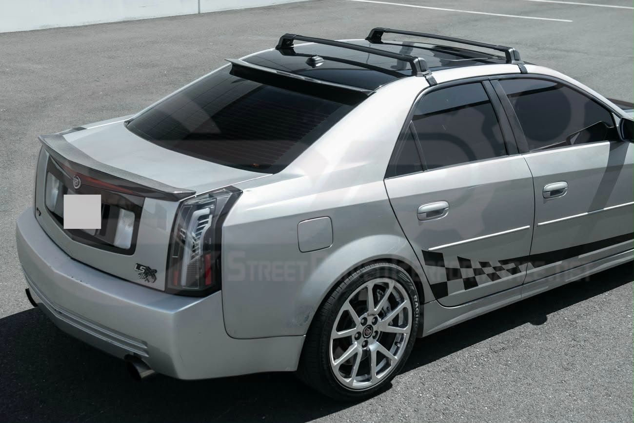 2003-2008 Cadillac CTS-V, V1 | SDP Performance Style CARBON FIBER Top Window Roof Spoiler Wing