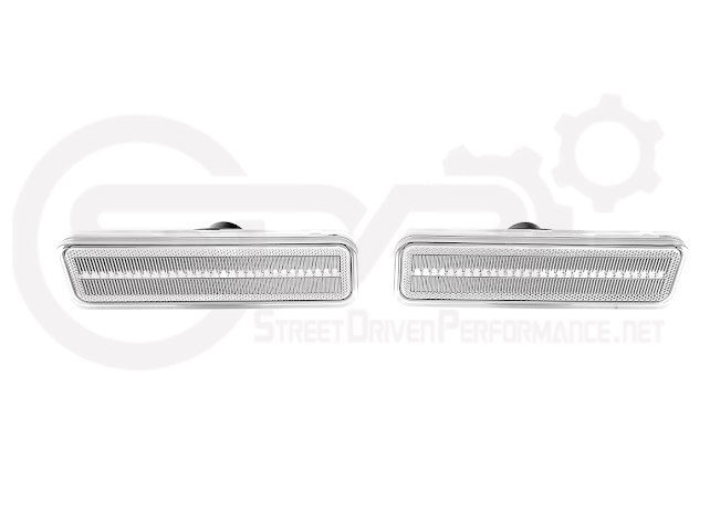 1972-1974 Dodge Charger | Front Side Marker Lens Amber Light LED Pair (Clear / Amber / Smoke)