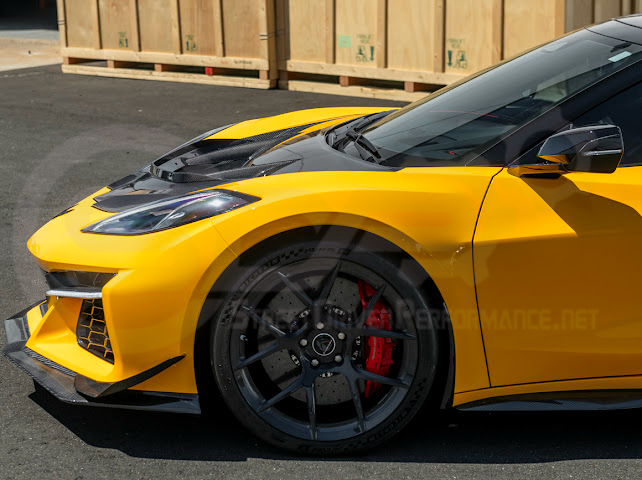 *IMPERFECTION / DISCOUNTED* 2020+ Corvette C8 | ZR1 Style Replica CARBON FIBER Front Hood