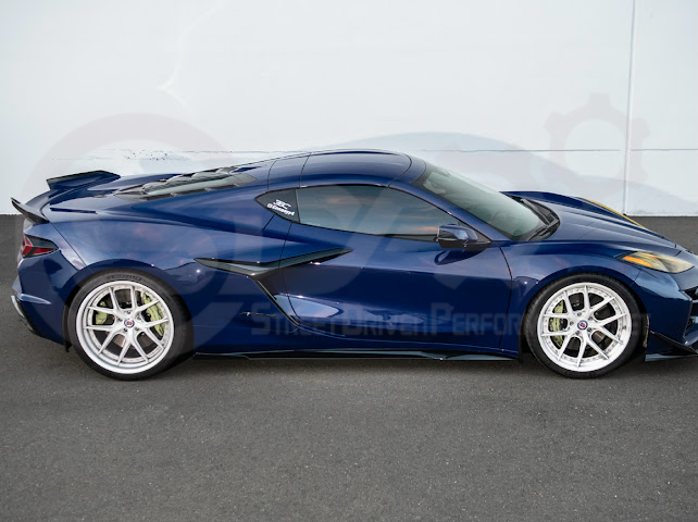 2023-UP CHEVROLET CORVETTE C8 Z06 & E-RAY | SDP PERFORMANCE TRACK STYLE SIDE SKIRTS ROCKER PANEL GROUND EFFECTS
