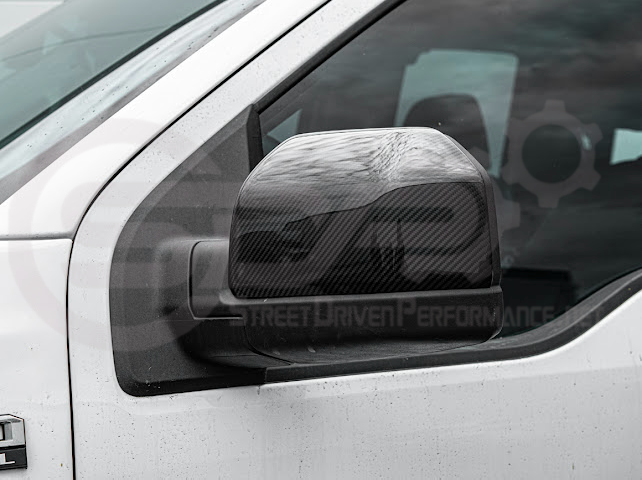 2015-2021 FORD F-150 | FACTORY STYLE CARBON FIBER SIDE MIRROR CAP COVERS