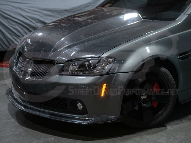 2008-2009 Pontiac G8 | Front Clear / Amber / or Smoke Lens Amber Light LED Side Markers Pair