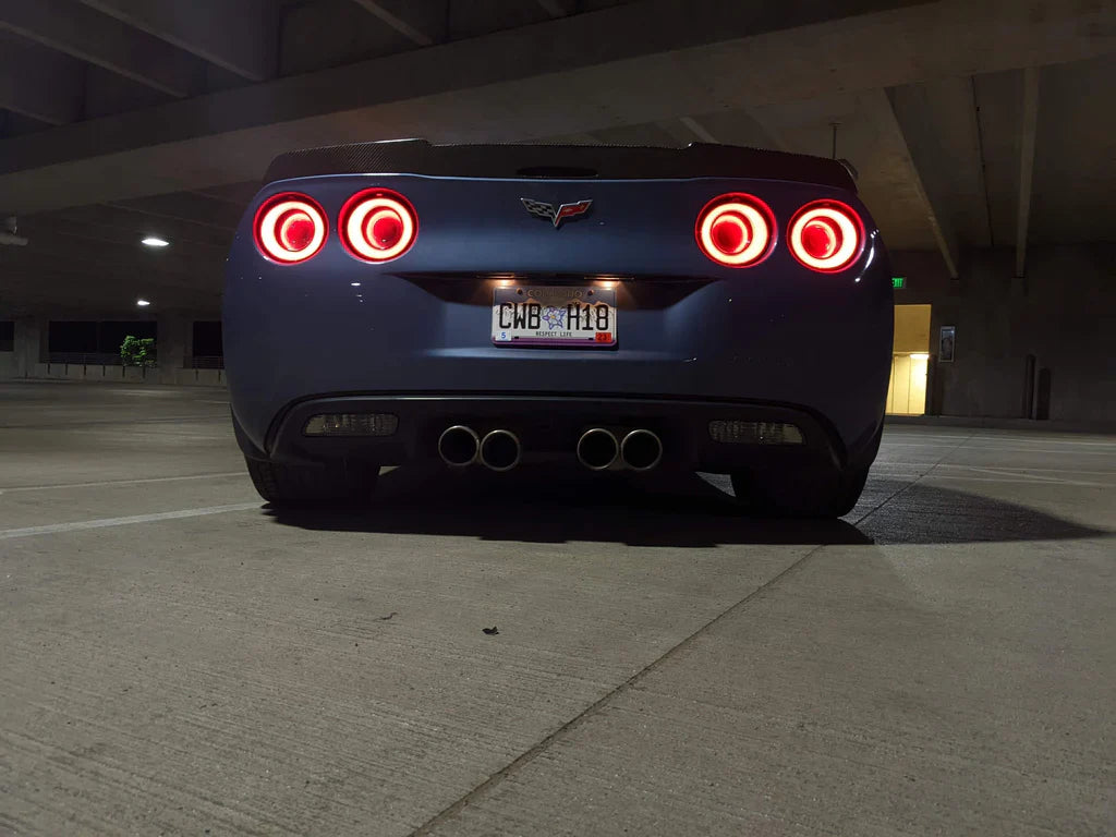 2005-2013 CORVETTE C6 | INFIRAI LED TAIL LIGHTS PAIR (SMOKED, RED, RED/SMOKED)