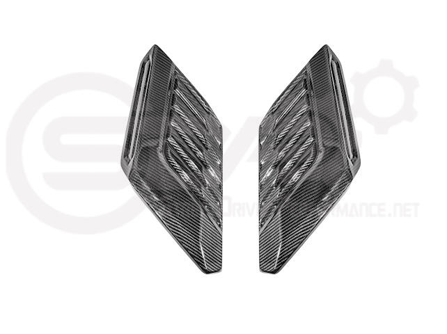 2022-Up Toyota Tundra | TRD Pro Style CARBON FIBER Front Hood Side Vents Pair