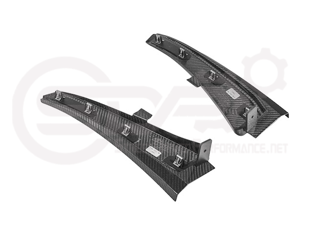 2023-UP CORVETTE C8 E-RAY, Z06, & ZR1 | FACTORY EXTENDED XL VERSION 2 FRONT & REAR MUD FLAPS SPLASH GUARD PAIR