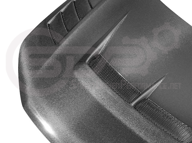 2023-UP HONDA CIVIC FL5 TYPE-R | JDM VARIS STYLE CARBON FIBER FRONT VENTED HOOD