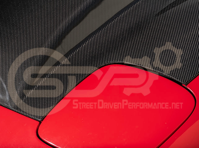 *IMPERFECTION / DISCOUNTED* 1997-2004 CHEVROLET CORVETTE C5 CARBON FIBER FRONT COWL HOOD