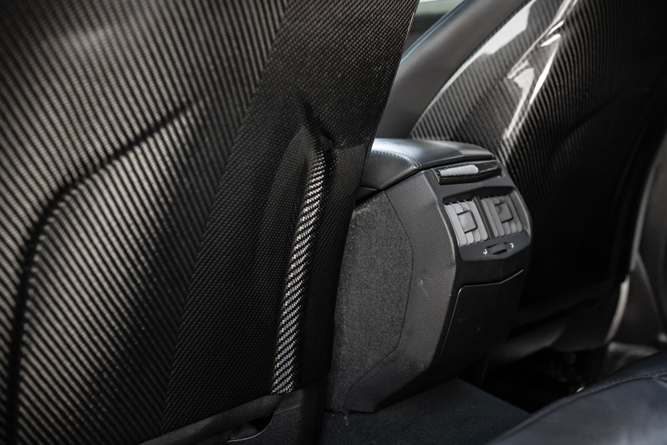 2009-2015 Cadillac CTS/CTS-V V2 CARBON FIBER SEAT BACK PANEL COVER REPLACEMENT PAIR
