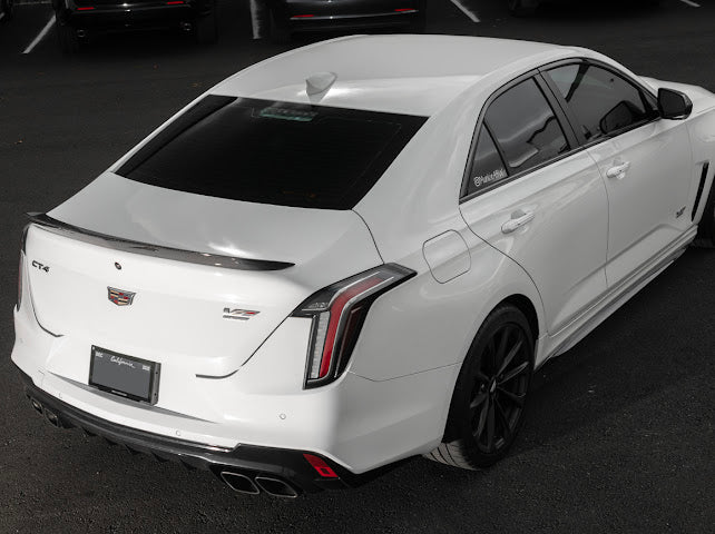 2020-2025 CADILLAC CT4, CT4 V, AND CT4-V BLACKWING | BLACKWING PACKAGE CARBON FIBER REAR WING SPOILER