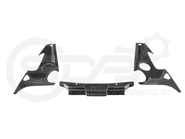 2025-Up Corvette C8 ZR1 | CARBON FIBER Engine Bay Trim Panel Cover Pair
