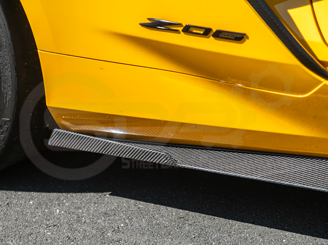 2023-UP CHEVROLET CORVETTE C8 Z06 & E-RAY | SDP PERFORMANCE TRACK STYLE SIDE SKIRTS ROCKER PANEL GROUND EFFECTS