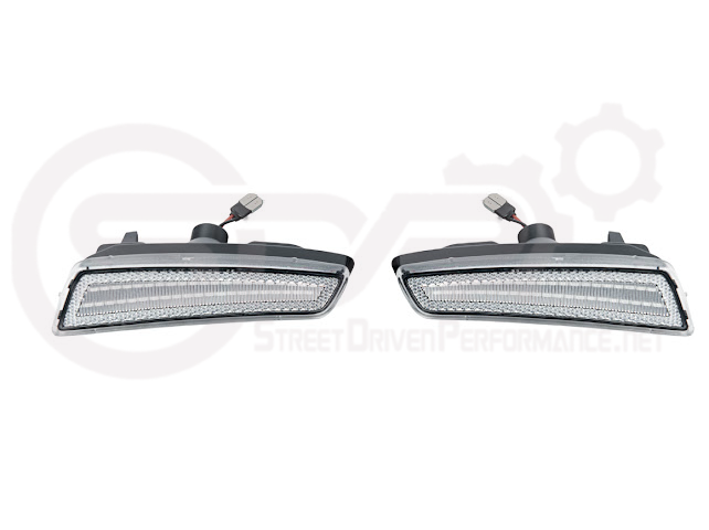 2008-2009 Pontiac G8 | Front Clear / Amber / or Smoke Lens Amber Light LED Side Markers Pair