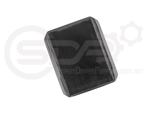 2024-Up Tesla Cybertruck | Interior DRY Carbon Fiber Armrest Trim Cover (Copy)
