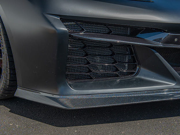 2023+ CORVETTE C8 Z06 & E-Ray | 3-PIECES FRONT LIP SPLITTER GROUND EFFECTS