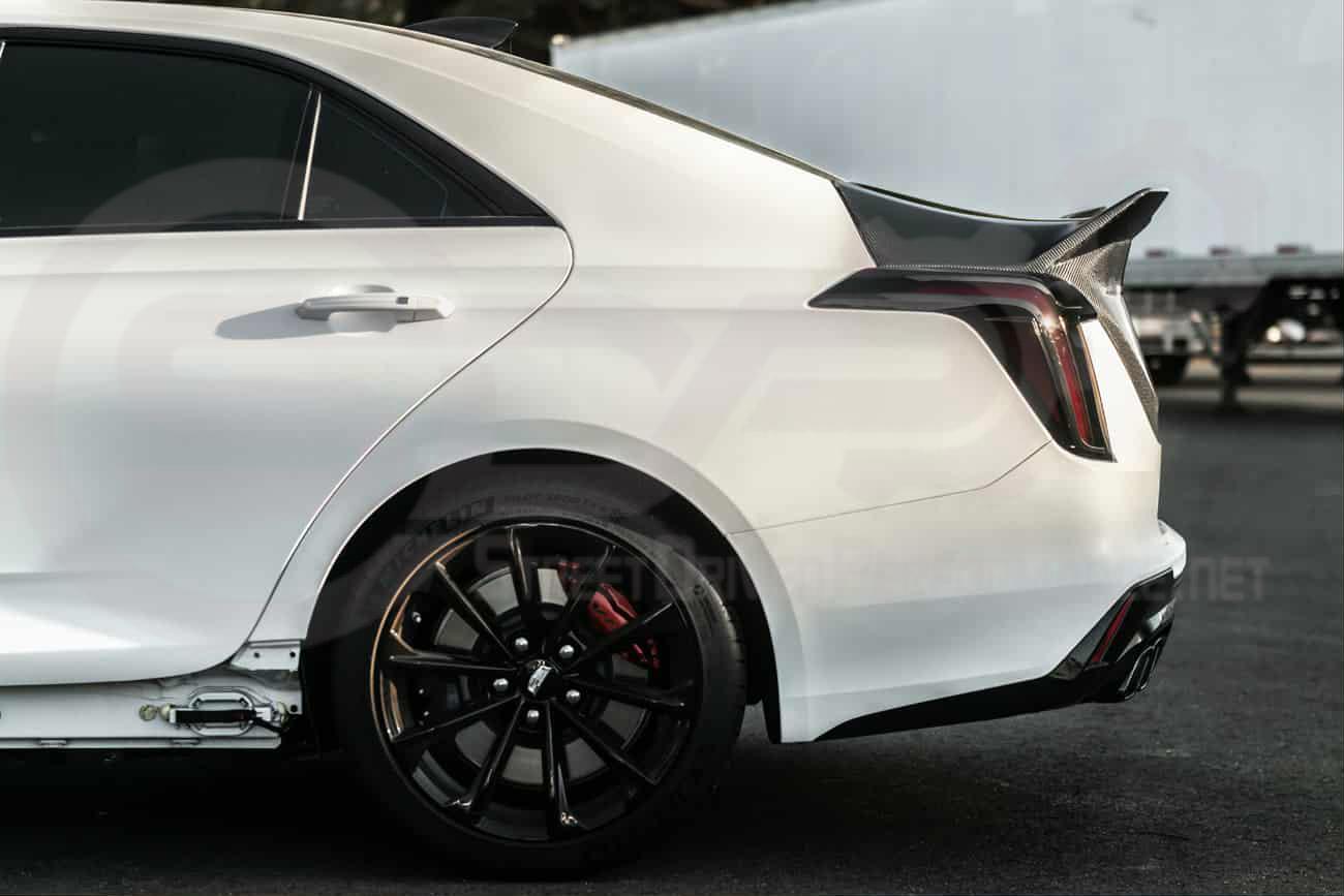 2021-UP CADILLAC CT4, CT4 V, AND CT4-V BLACKWING | BLACKWING STYLE REAR TRUNK LID WITH INTEGRATED SPOILER