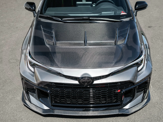 2023-UP TOYOTA GR COROLLA | JDM VRS STYLE FRONT AIR VENTED HOOD