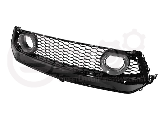 2024-UP FORD MUSTANG ECOBOOST & GT | GTV STYLE FRONT UPPER GRILLE LED AIR INTAKES