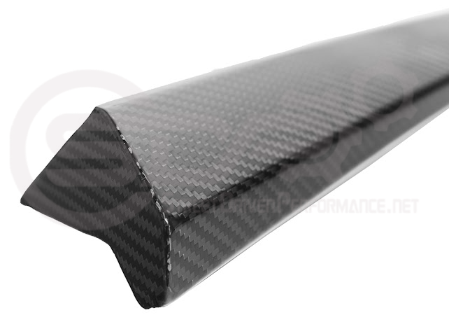 Carbon fiber side fender vents for Corvette C8 E-Ray and Z06, Street Driven Performance three-piece intake vent door trim.