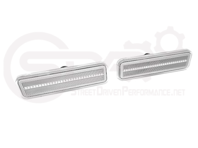 1972-1974 Dodge Charger | Front Side Marker Lens Amber Light LED Pair (Clear / Amber / Smoke)