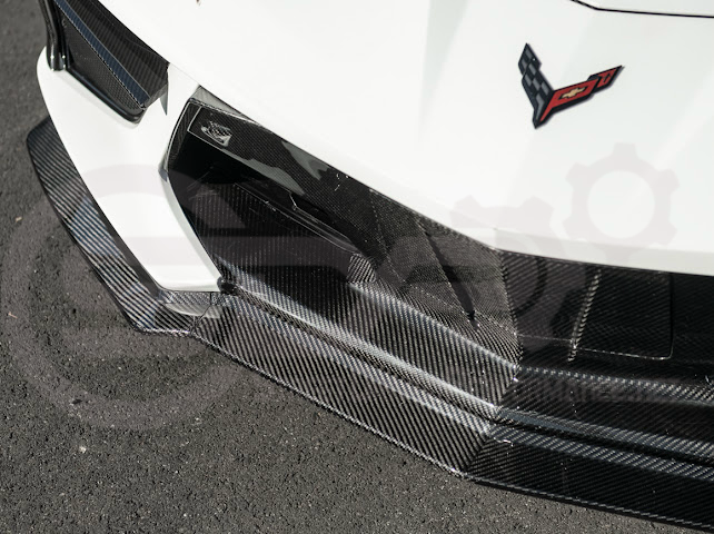 2020-Up Corvette C8 STINGRAY & Z51 | Z06 Z07 Package Front Bumper Lip Splitter Ground Effects