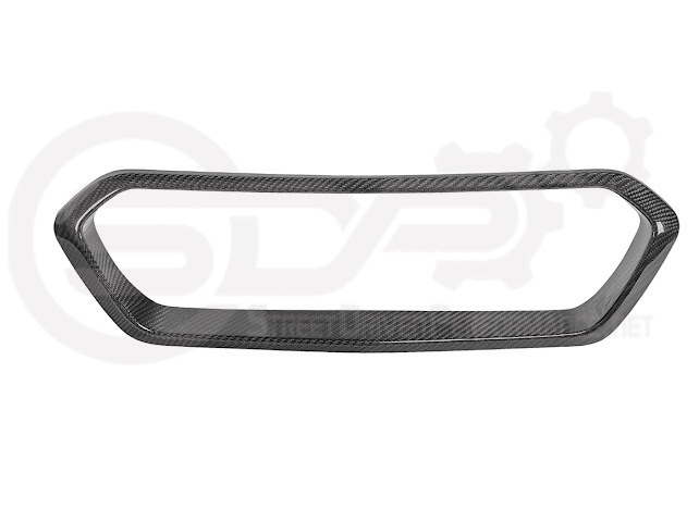Dry carbon fiber rear diffuser exhaust bezel surrounds for 2023-up Chevy Corvette C8 Z06 and ZR1, by Street Driven Performance.